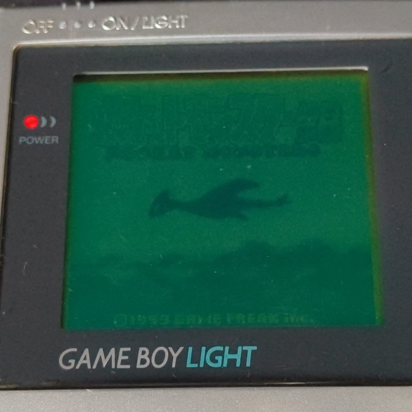 Used, Nintendo Gameboy Light Silver color console MGB-101, Working, Japan