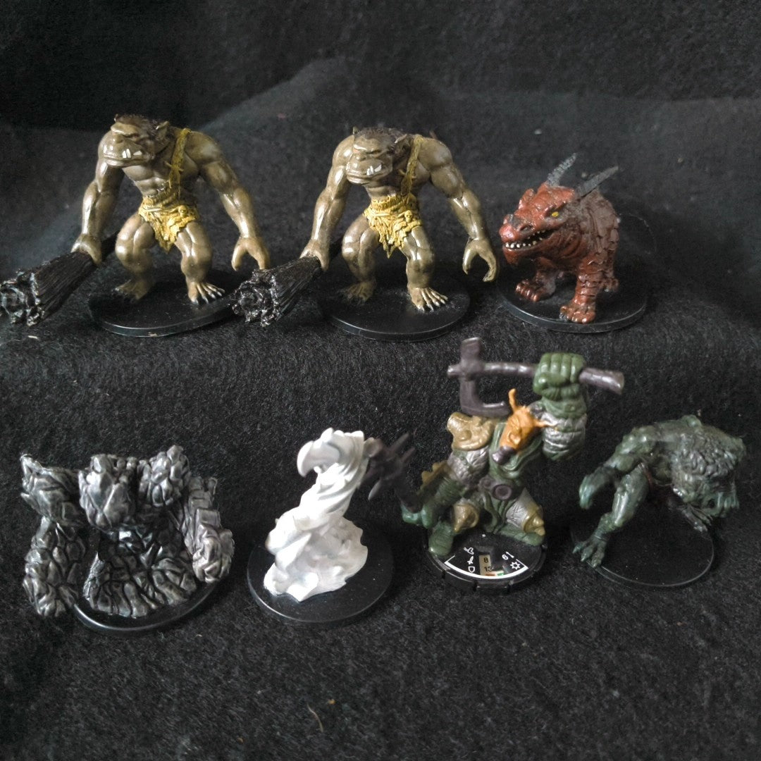 D&D Dungeons & Dragons Dreamblade Miniature Figures Lot WizKids Wizards TTRPG