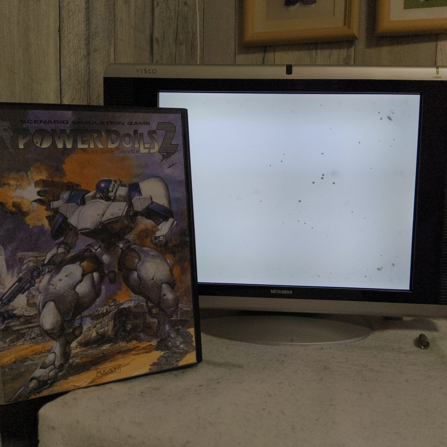 POWER DOLL-S 2 FM TOWNS Fujitsu KOGADO studio Retro PC Robot Game, Working,Japan