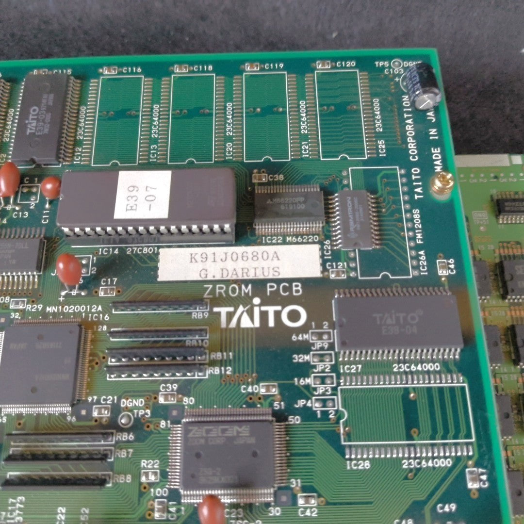 TAITO G-Darius Arcade JAMMA PCB Circuit Board Shooting Game Tested Working Japan