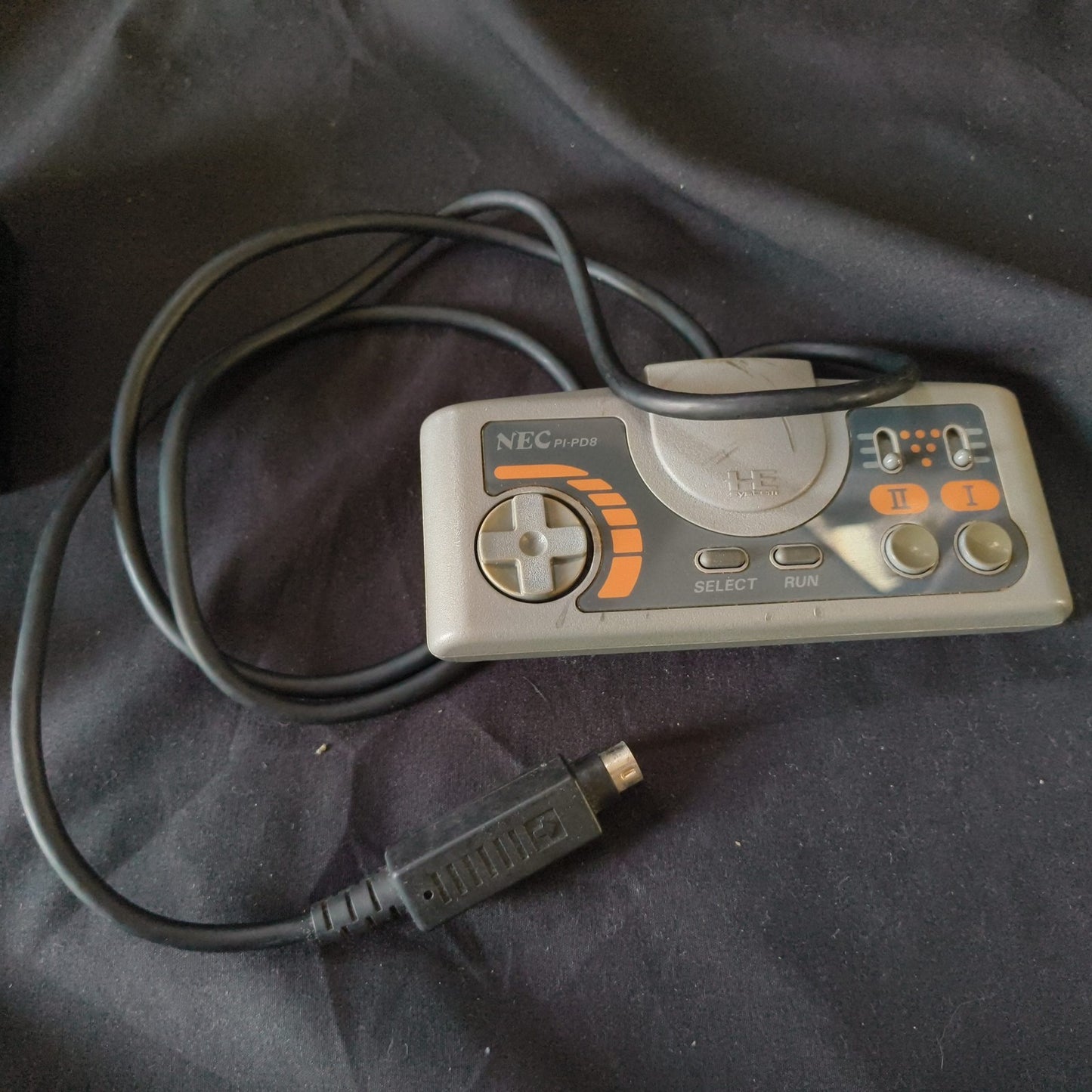 NEC PC Engine CoreGrafx II Console Only Powers On Gray Screen Junk For Parts