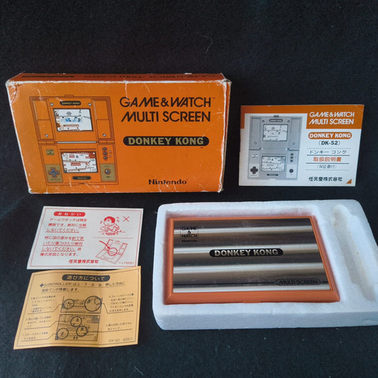 For Parts, Nintendo Game & Watch DONKEY KONG Multi Screen DK-52 / Screen Issue