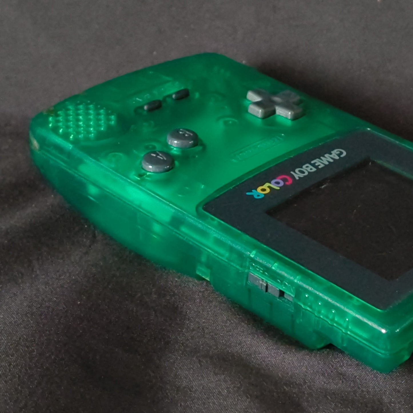 Nintendo Gameboy Color Toys R Us Limited edition Greeh console and Game, Working