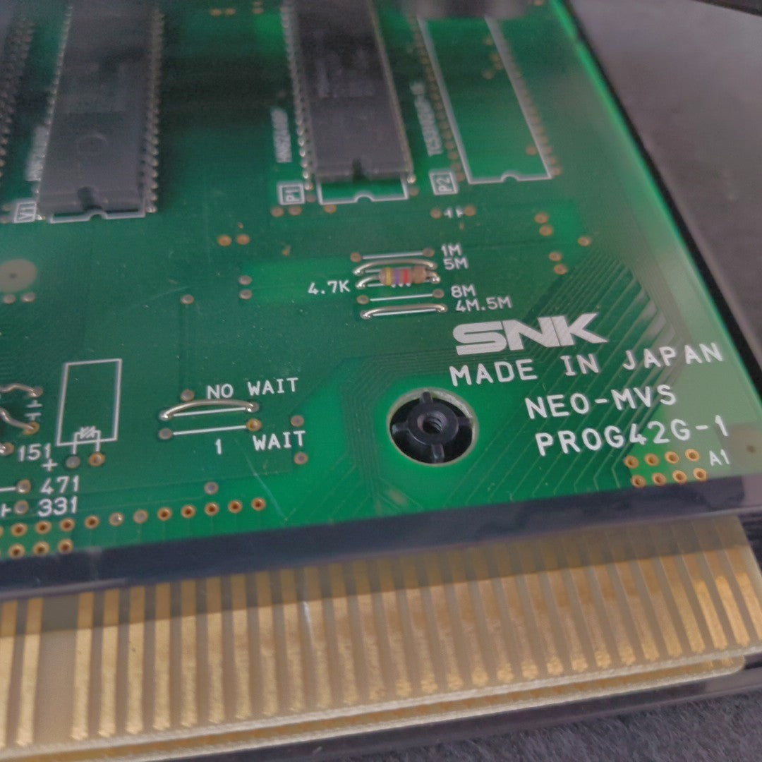 SNK NEO-GEO MVS 8 MAN Eightman Arcade Cartridge PCB Made in Japan Tested Working
