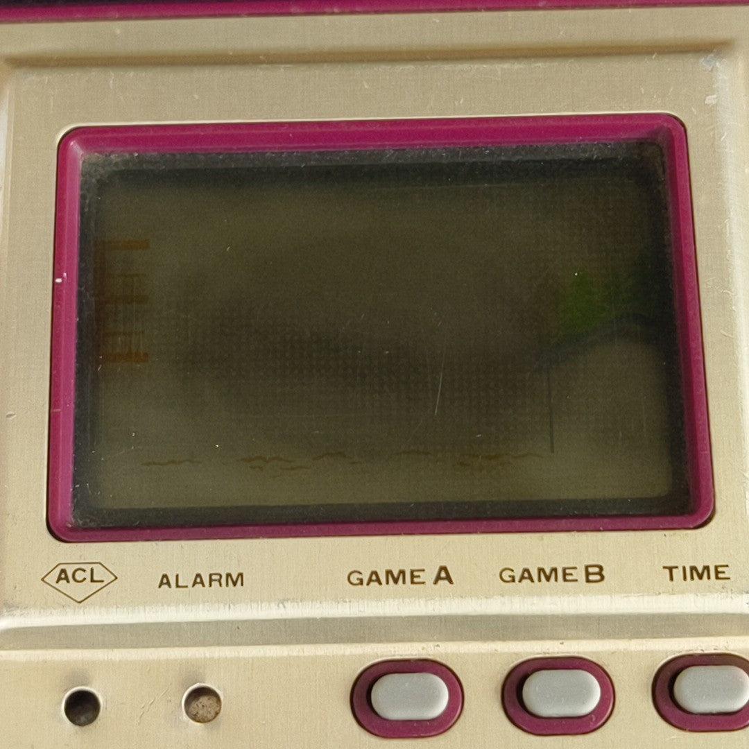 Nintendo Game & Watch HELMET CN-07 Wide Screen FP-24 Handheld Tested Screen Burn