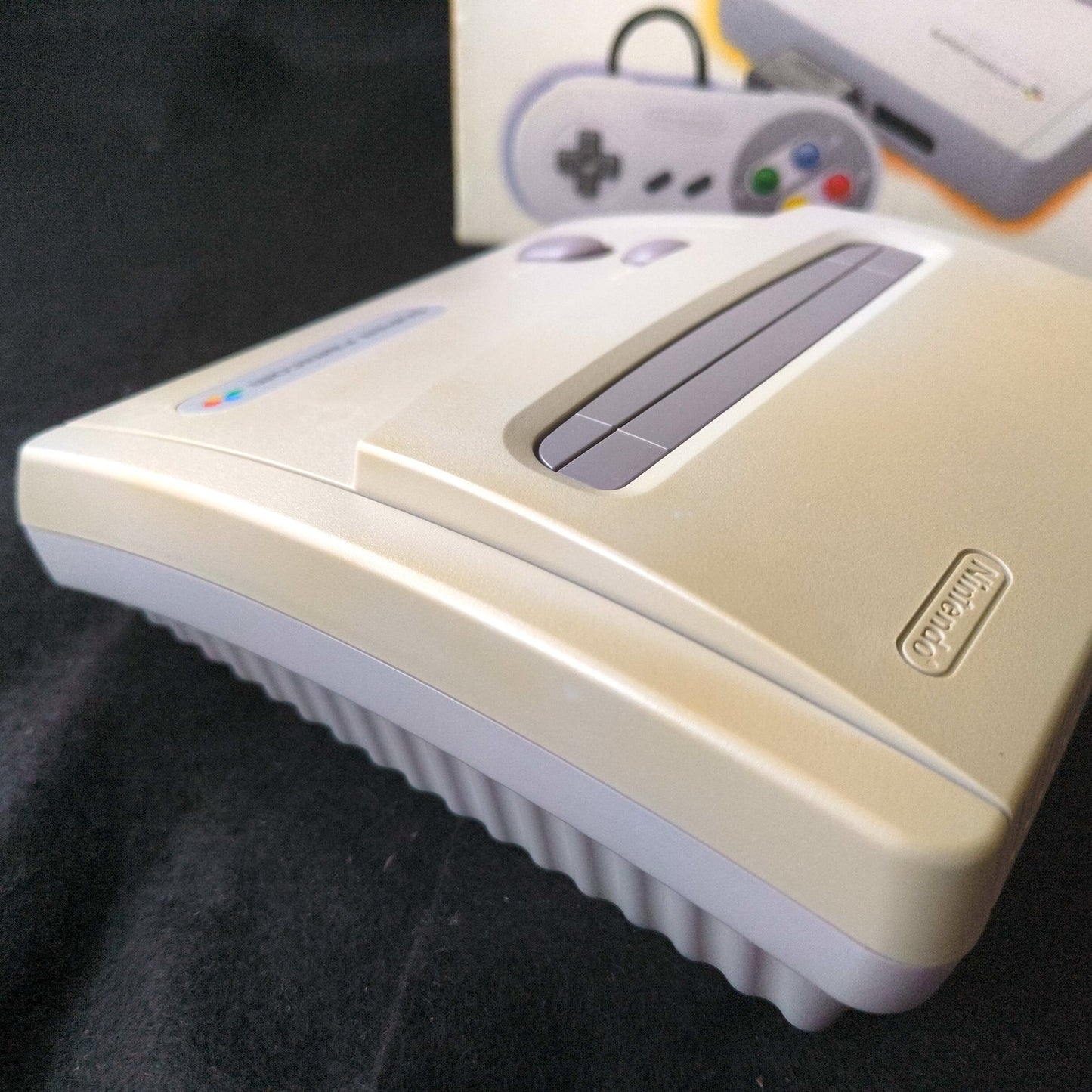 Nintendo Super Famicom Jr. (SNES) Console w/Pad and Box set, Working, Japan