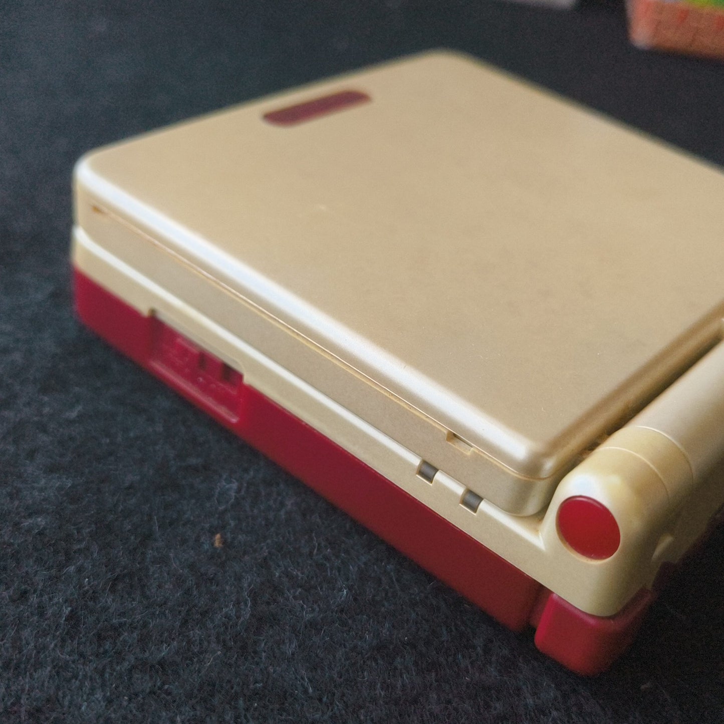 Nintendo Game Boy Advance SP Famicom Color AGS-001 Boxed Manual Screen Issue