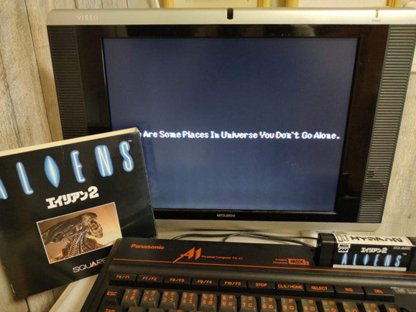 ALIENS 2 MSX/MSX2 Game Cartridge, w/Manual, Box set Working, Japan