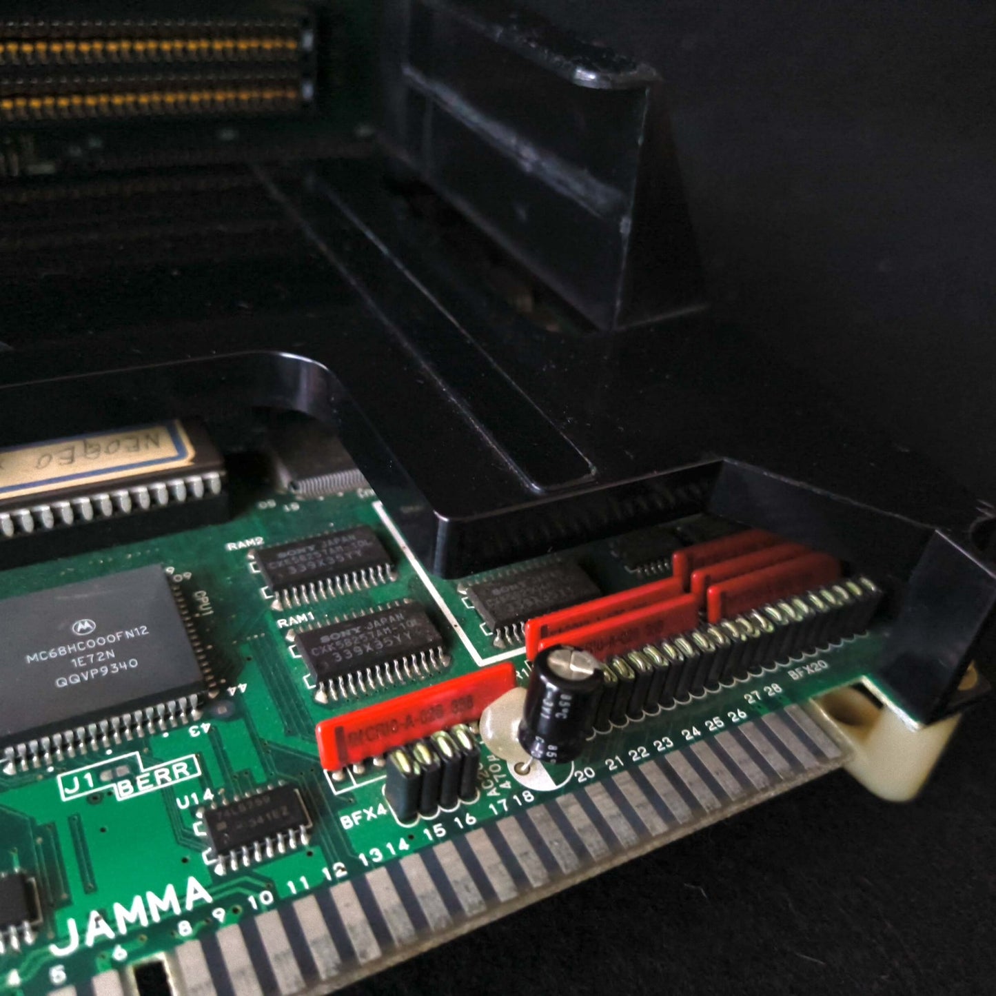 NEO GEO MVS System Motherboard (A Board) SNK NEO-MVH MV1FZ JAMMA, Working, Japan