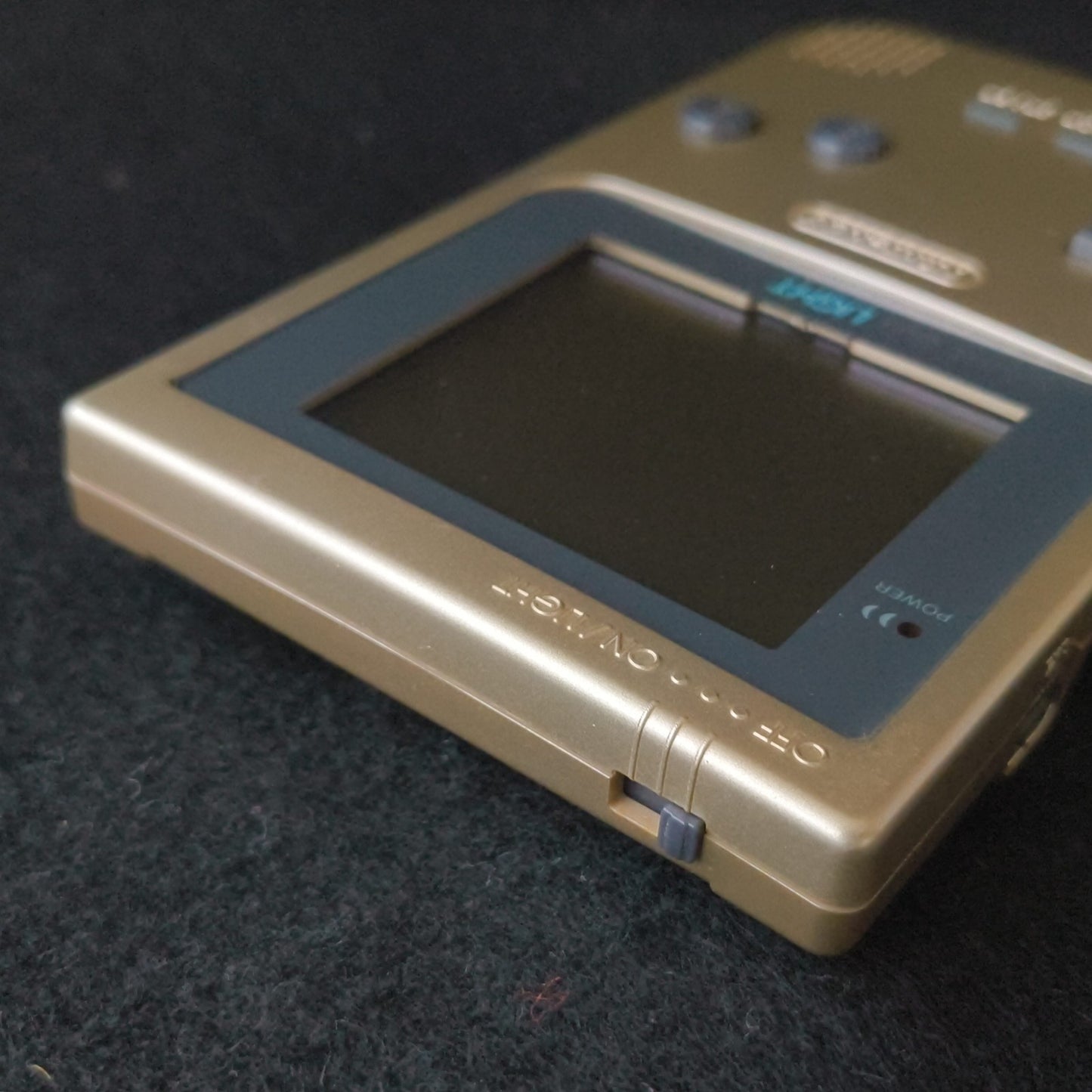 Nintendo Game boy Light Gold color console MGB-101, Manual, and box set, Japan