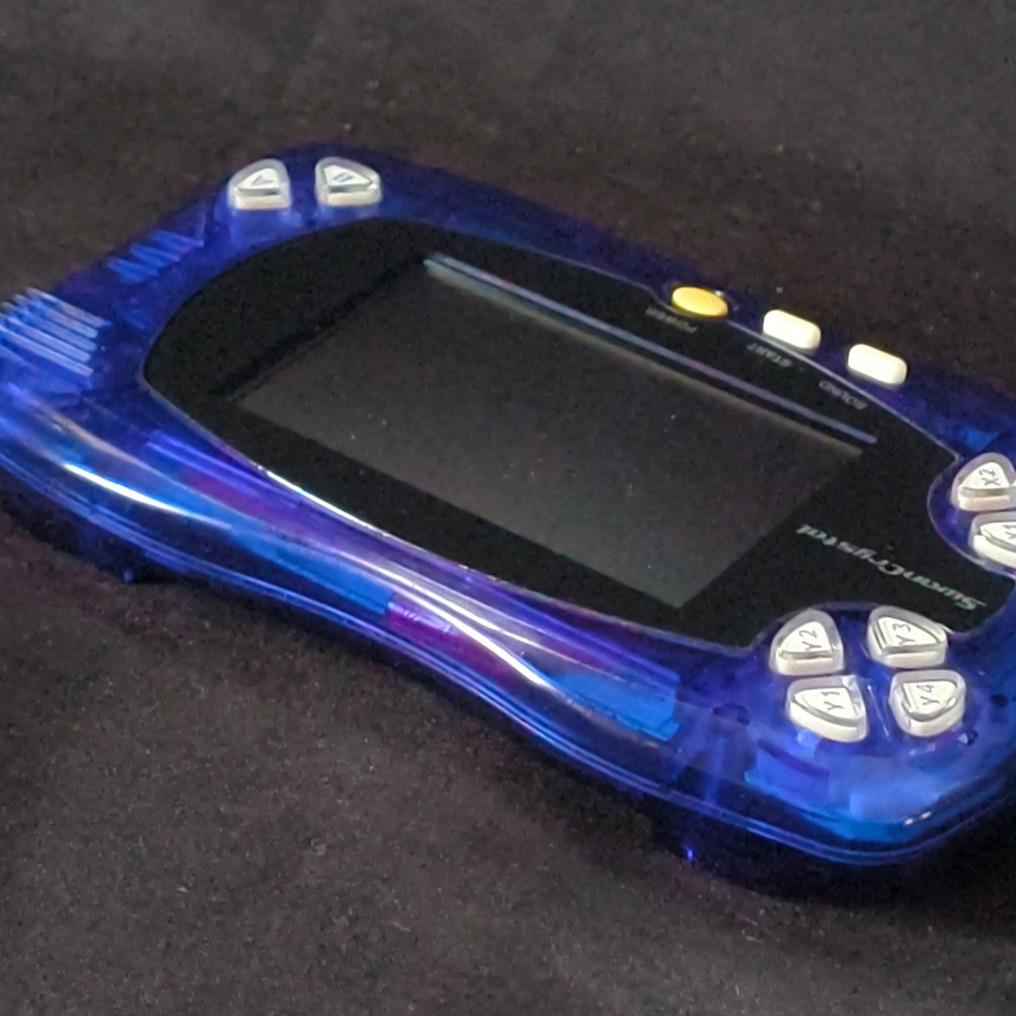 Bandai WoderSwanCrystal Clear Blue Console Boxed WS w/ Game set, Working, Japan