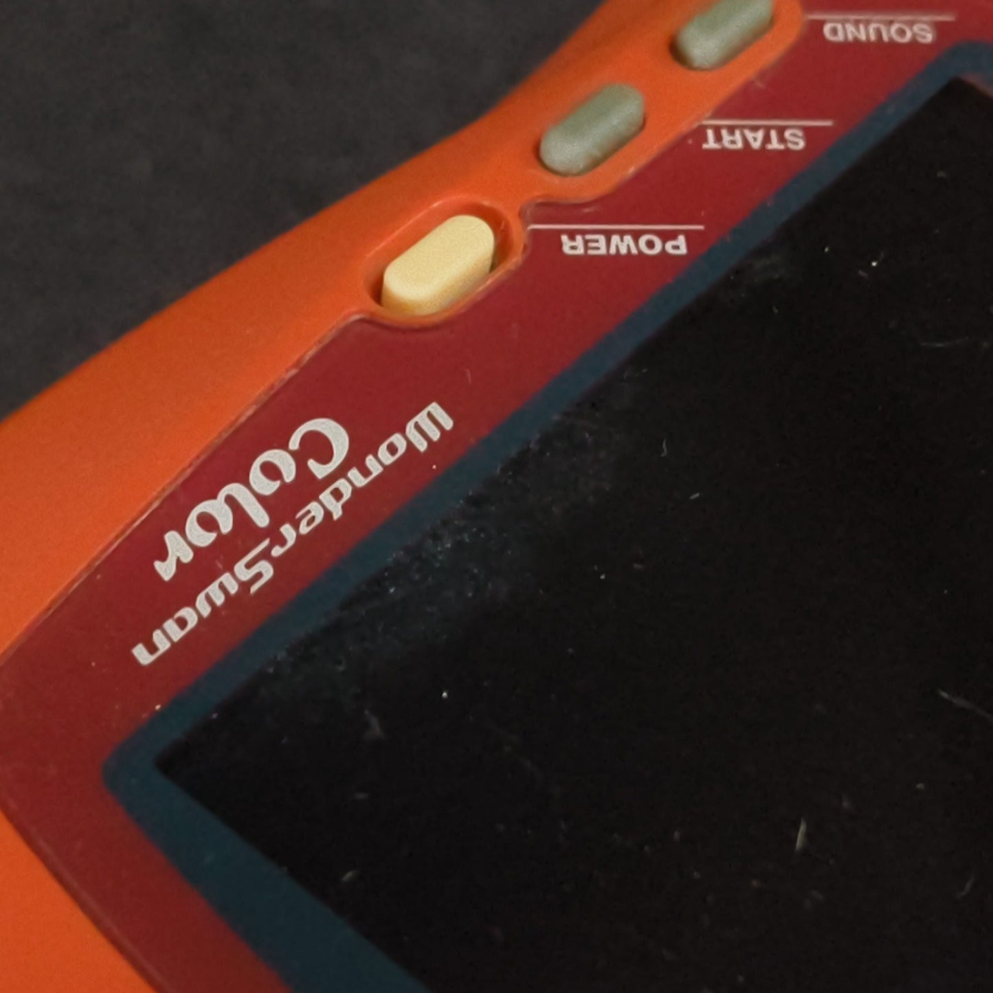 Defective, WONDERSWAN Color Console GUNDAM CHAR's ZAKU II Red Ver., Working.