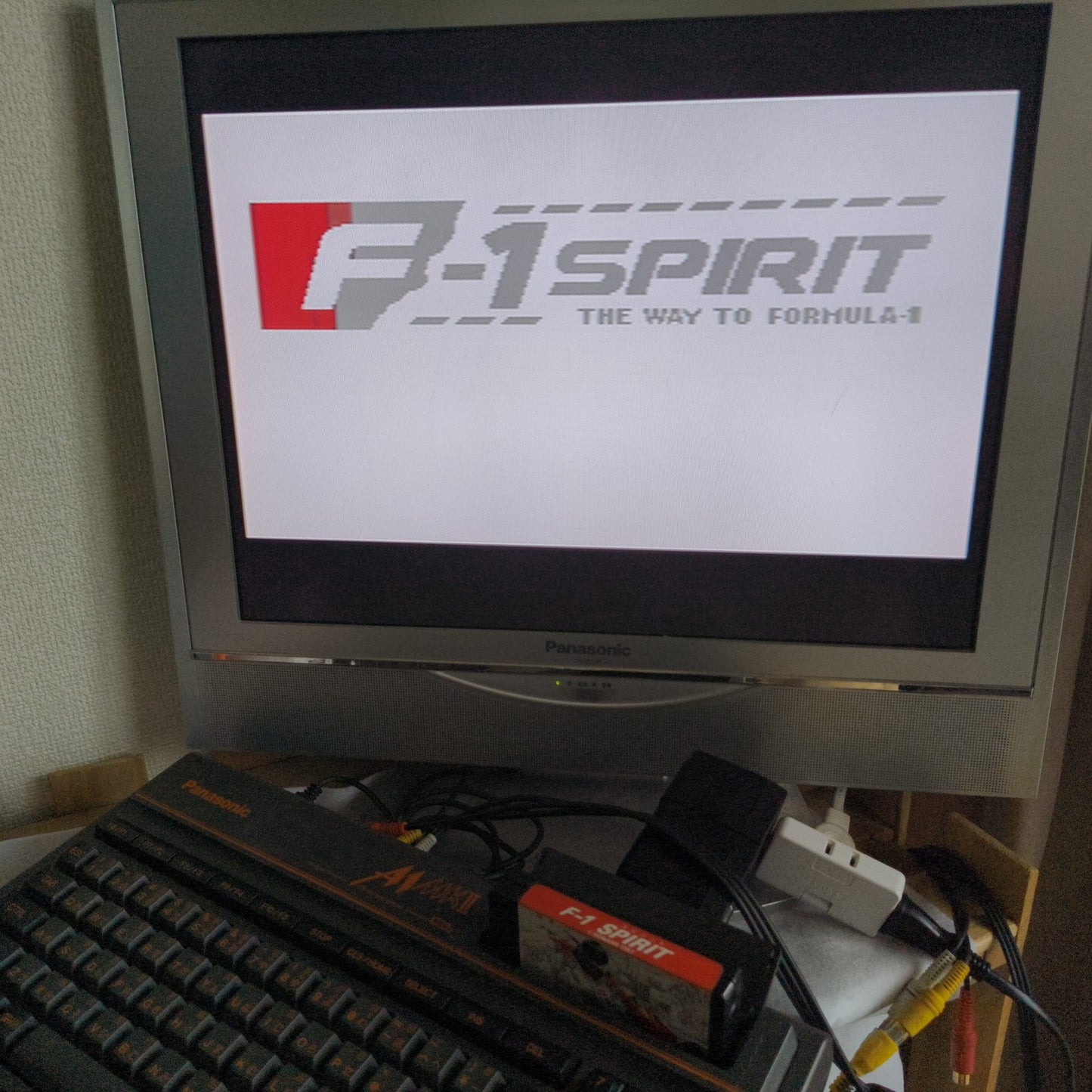 F-1 SPIRIT MSX MSX2 Game Cartridge only, Working, Japan