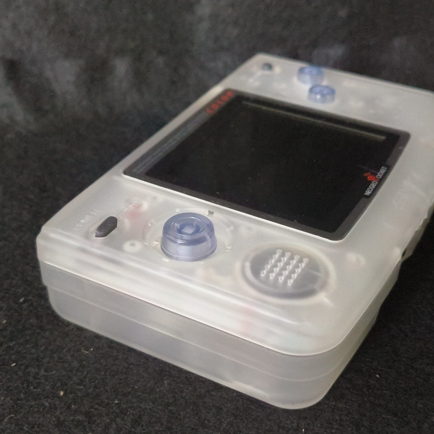 SNK NEOGEO POCKET Color Clear Console W/Manual and Box set, Working, Japan