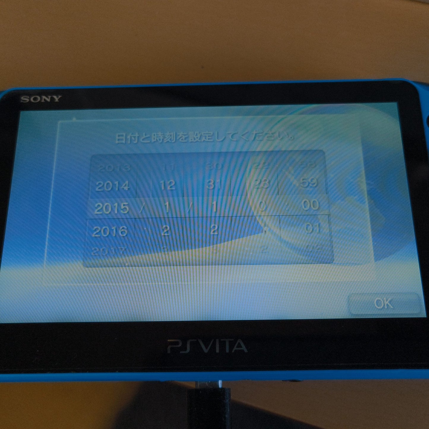 SONY PS Vita PCH-2000 ZA23 Aqua Blue Console 1GB, w/Manual, Box, Working, Japan