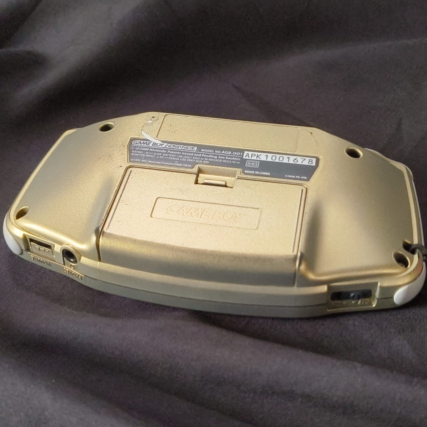 Original shell, Game Boy Advance GBA Pokemon Center NEW YORK Gold Limited, Japan