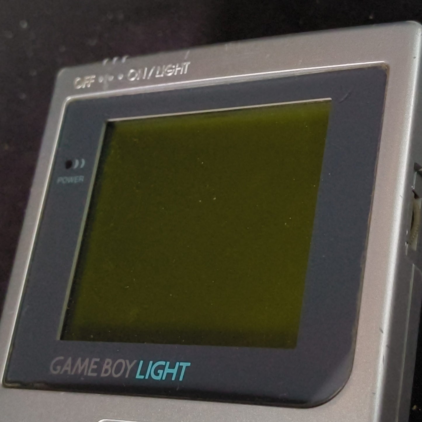 Used, Nintendo Gameboy Light Silver color console MGB-101, Working, Japan