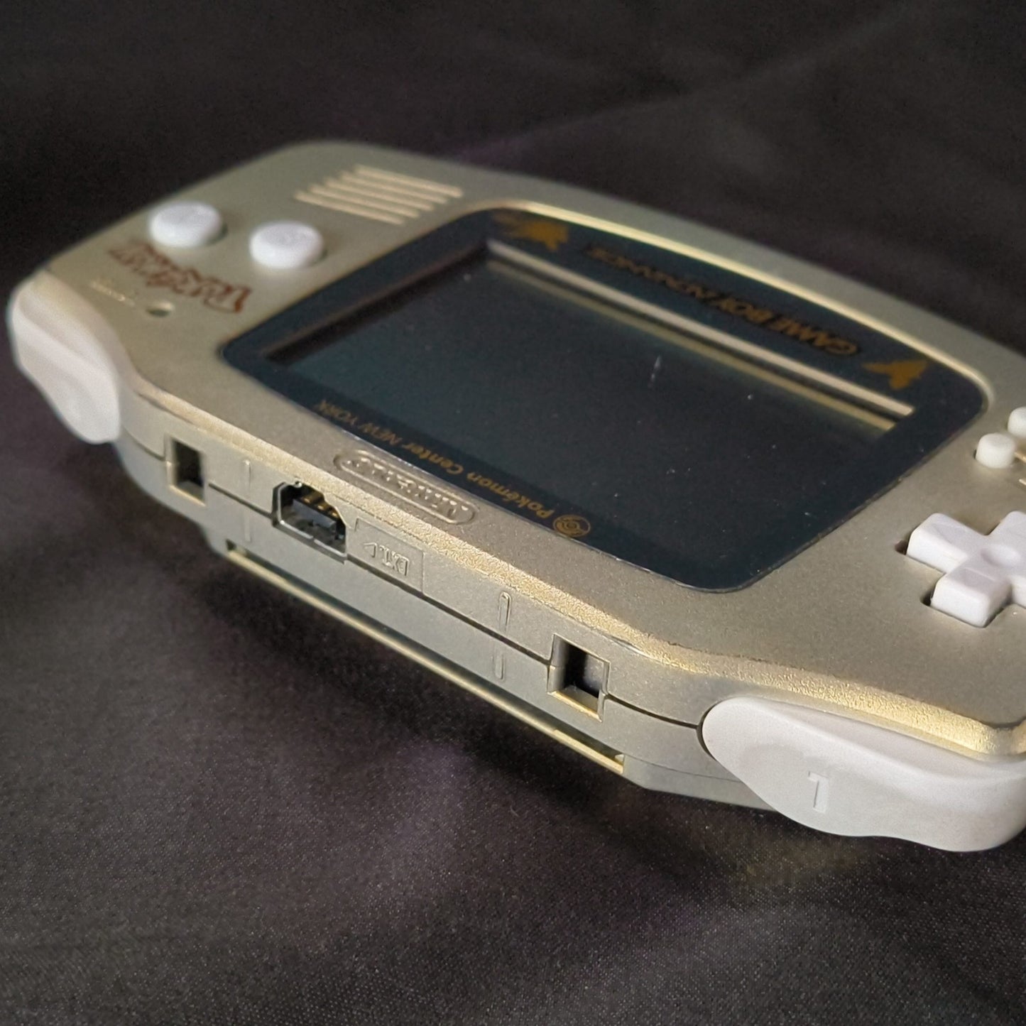 Original shell, Game Boy Advance GBA Pokemon Center NEW YORK Gold Limited, Japan