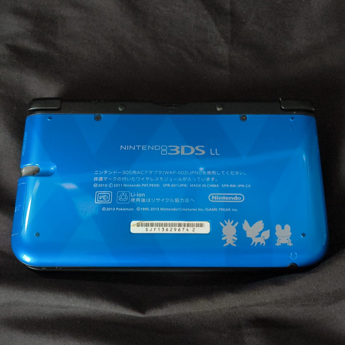 Nintendo 3DS LL XL Pokemon X Yerneas Yveltal Blue Console Limited Edition Japan