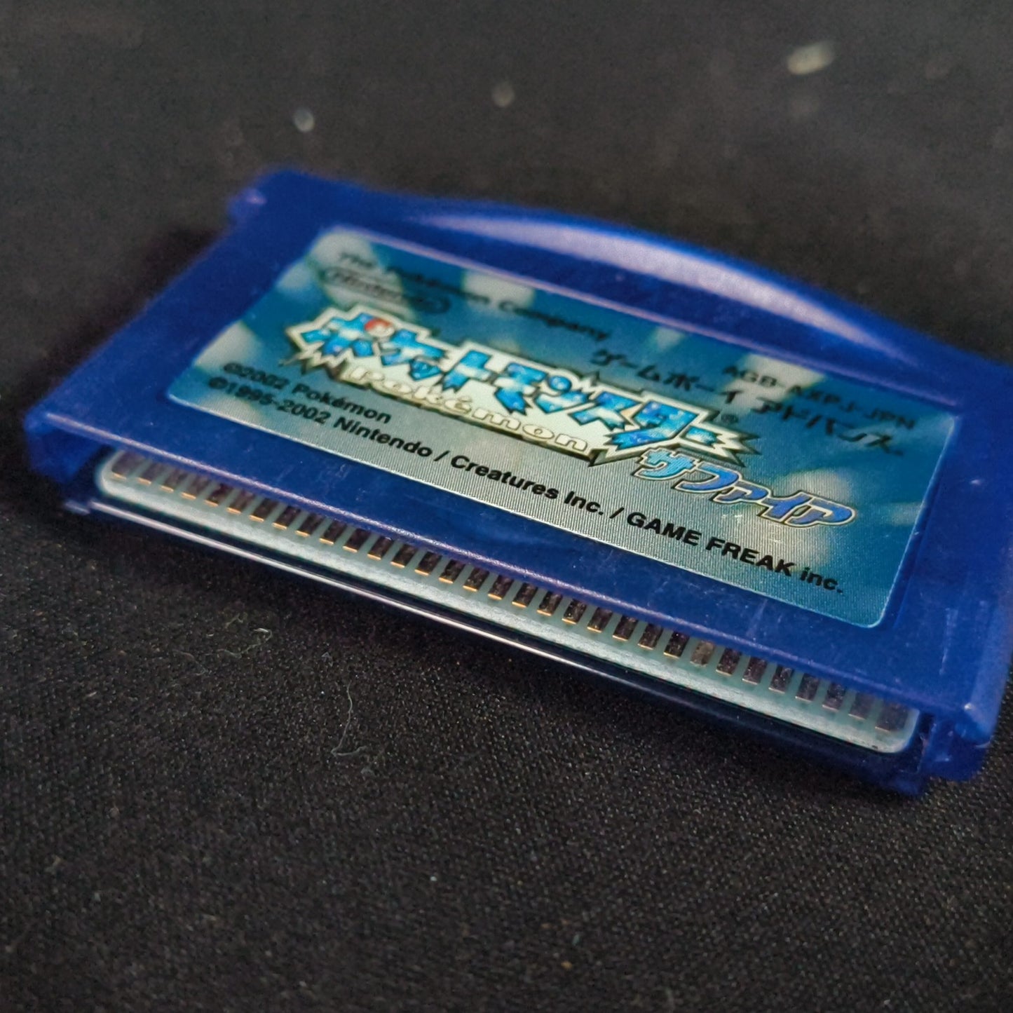 Pokemon Sapphire Japanese GBA Game Boy Advance Cartridge w/Manual, Box, Working