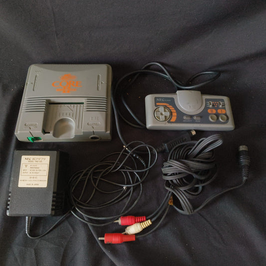 NEC PC Engine CoreGrafx II Console Only Powers On Gray Screen Junk For Parts