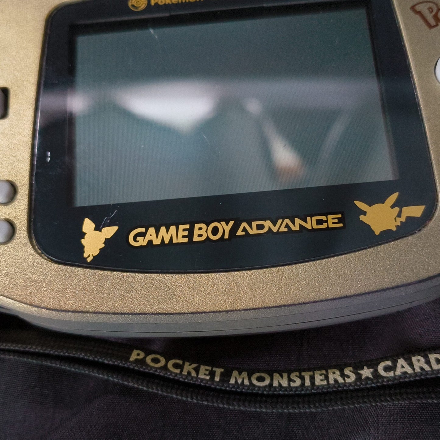 Original shell, Game Boy Advance GBA Pokemon Center NEW YORK Gold Limited, Japan
