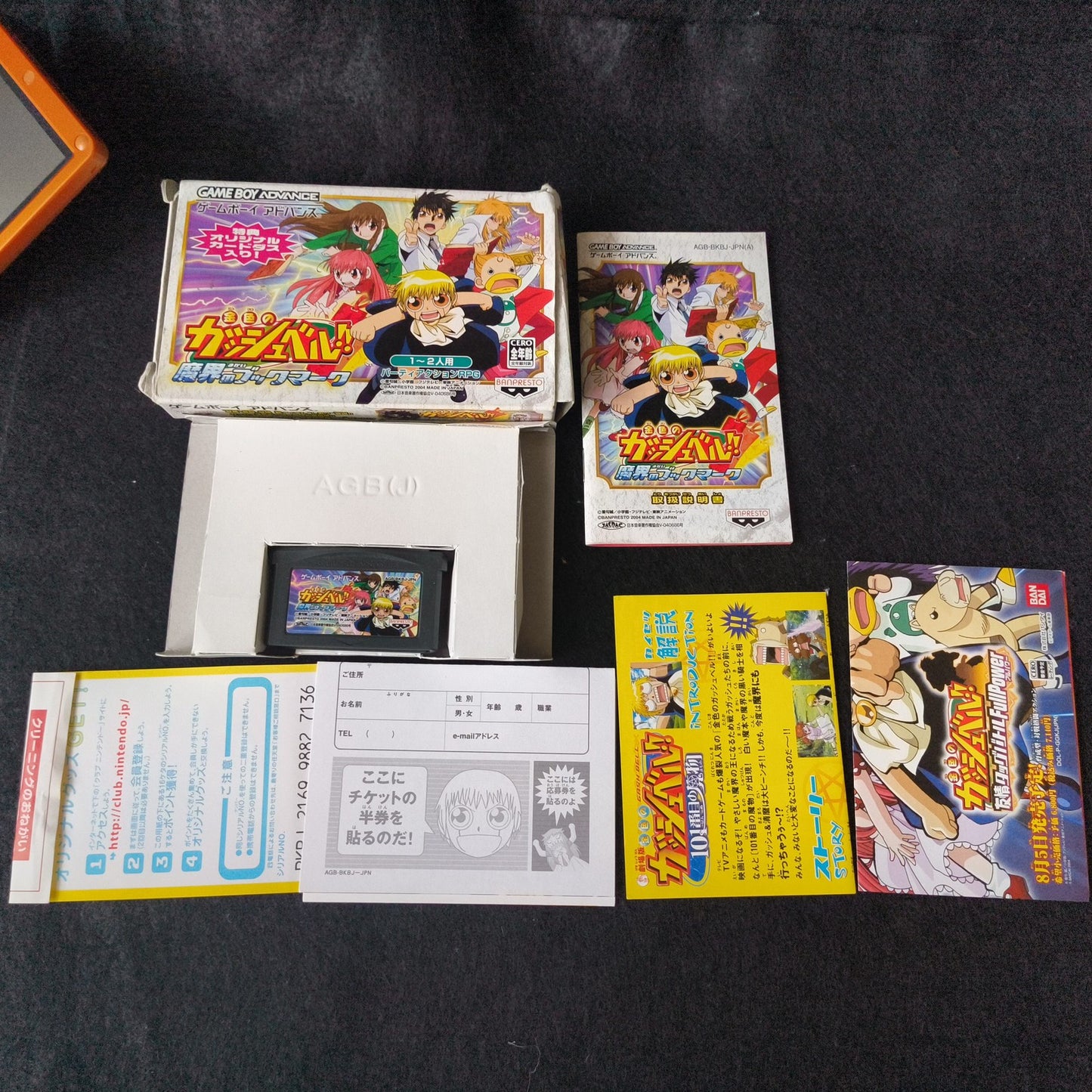 Nintendo GAMEBOY ADVANCE SP Pokemon Center limited Achamo Torchic Orange Console