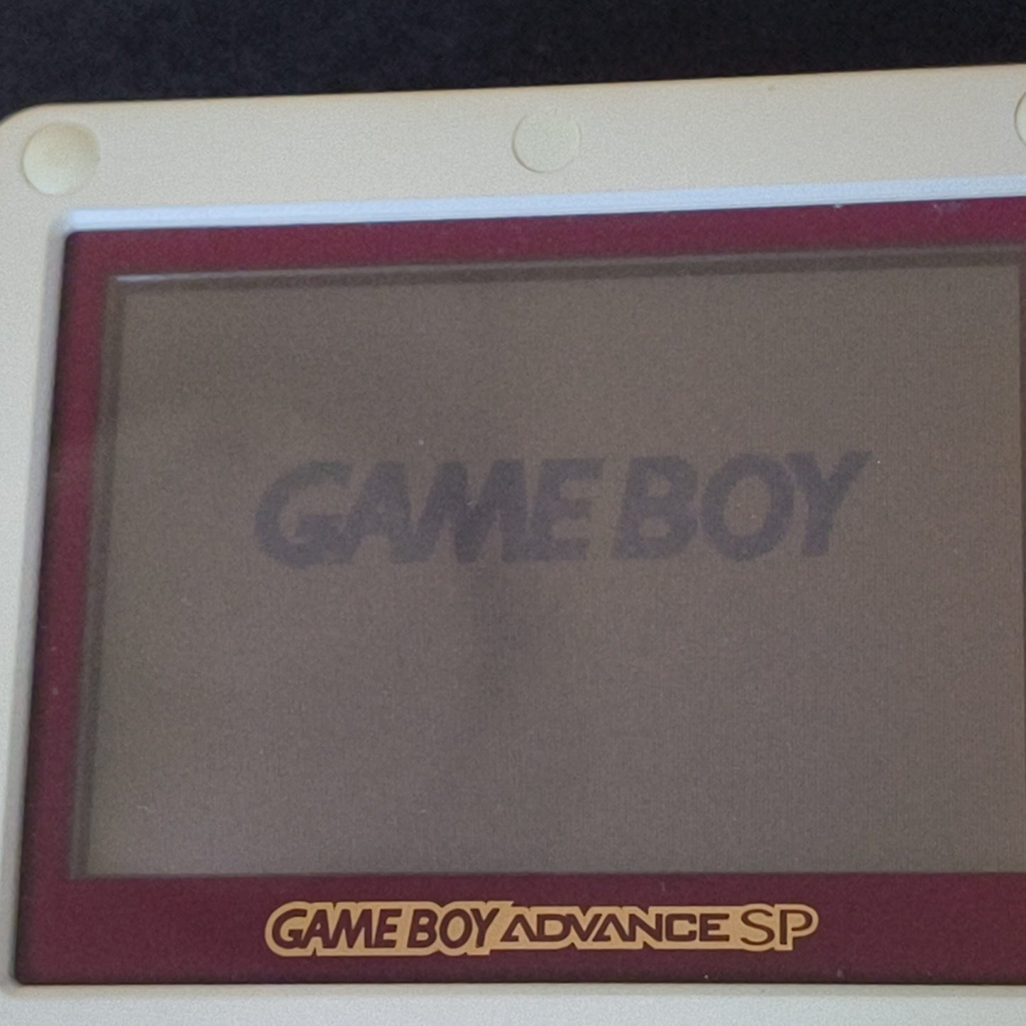 Nintendo Game Boy Advance SP Famicom Color AGS-001 Boxed Manual Screen Issue