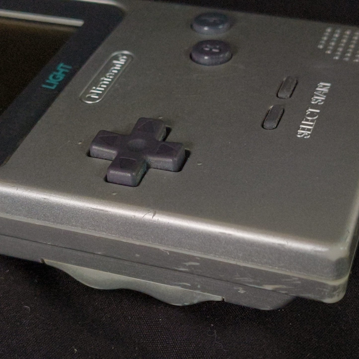 Used, Nintendo Gameboy Light Silver color console MGB-101, Working, Japan
