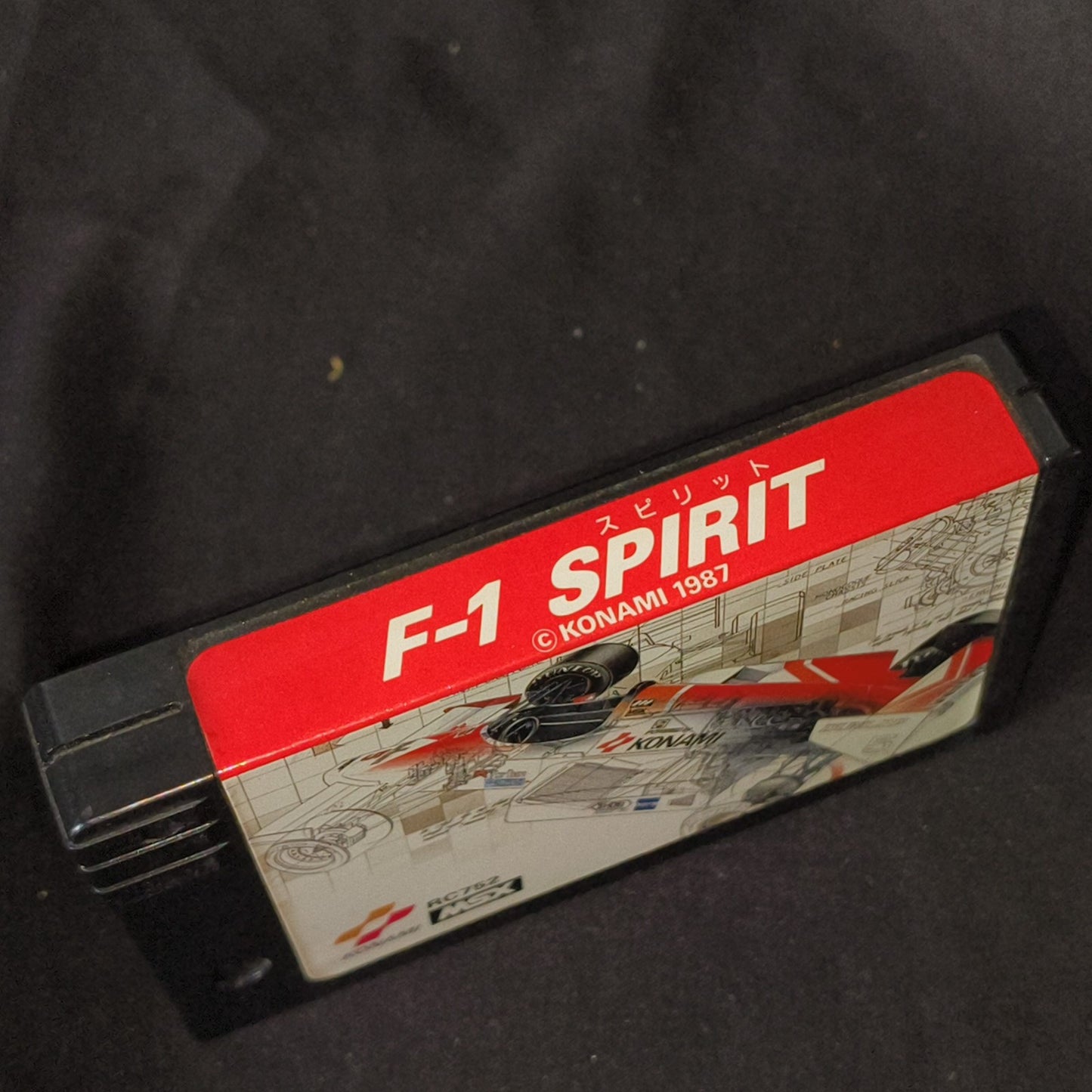 F-1 SPIRIT MSX MSX2 Game Cartridge only, Working, Japan