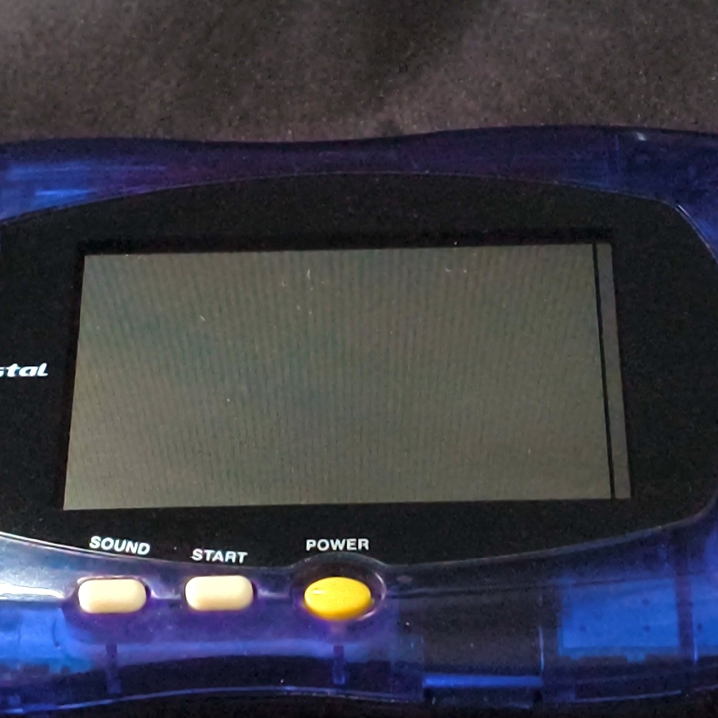Bandai WoderSwanCrystal Clear Blue Console Boxed WS w/ Game set, Working, Japan
