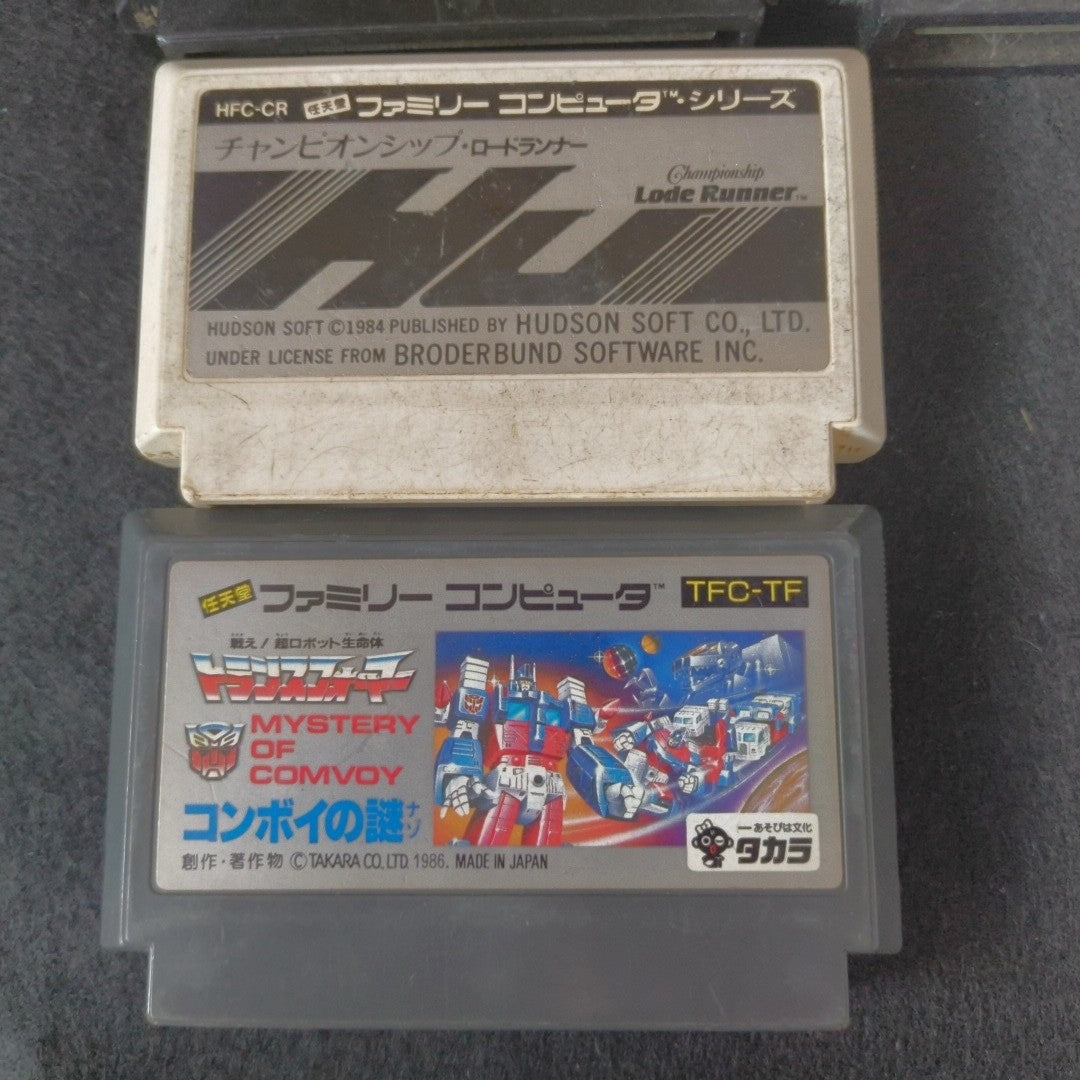 Wholesale lots of 15 Nintendo Famicom FC NES Game Cartridges set, Japan, AS-IS