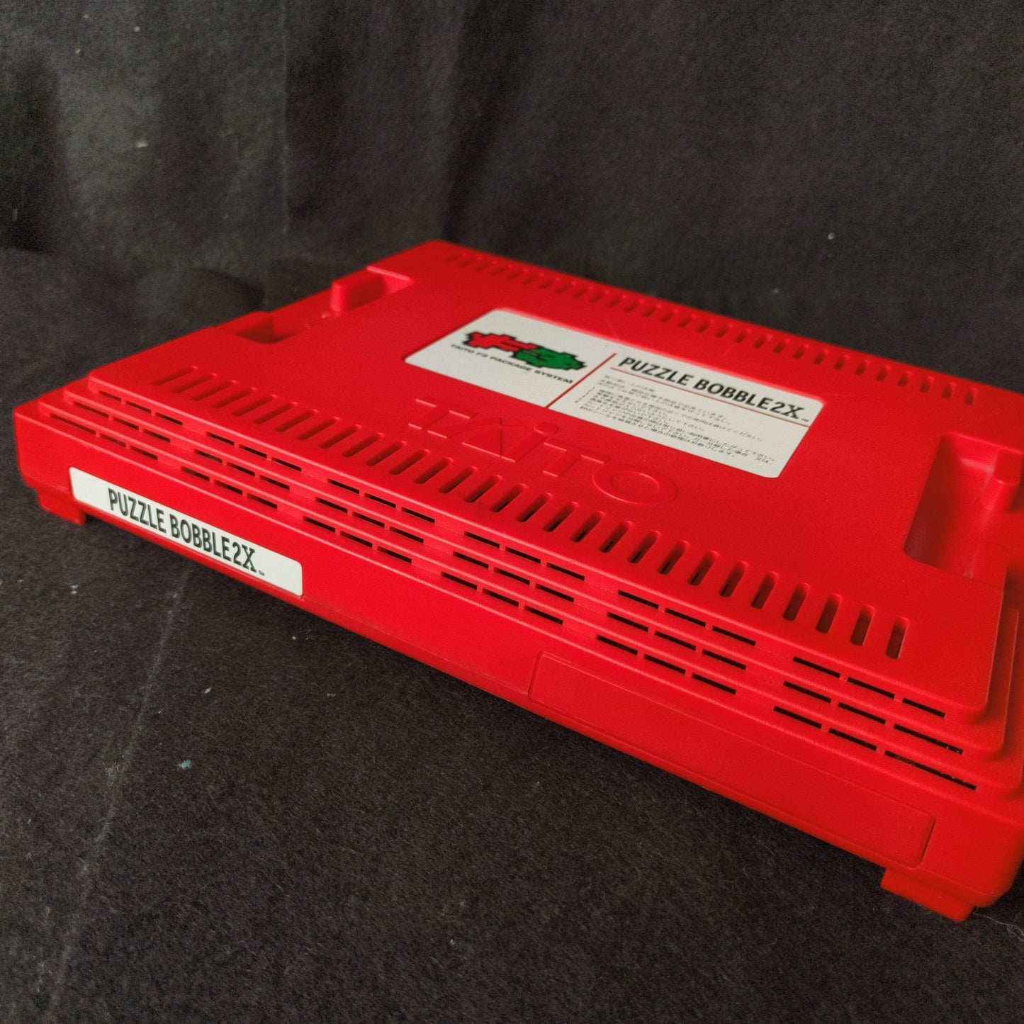 Puzzle Bobble 2X Taito F3 Package System, Cartridge and Papars, Working, Japan