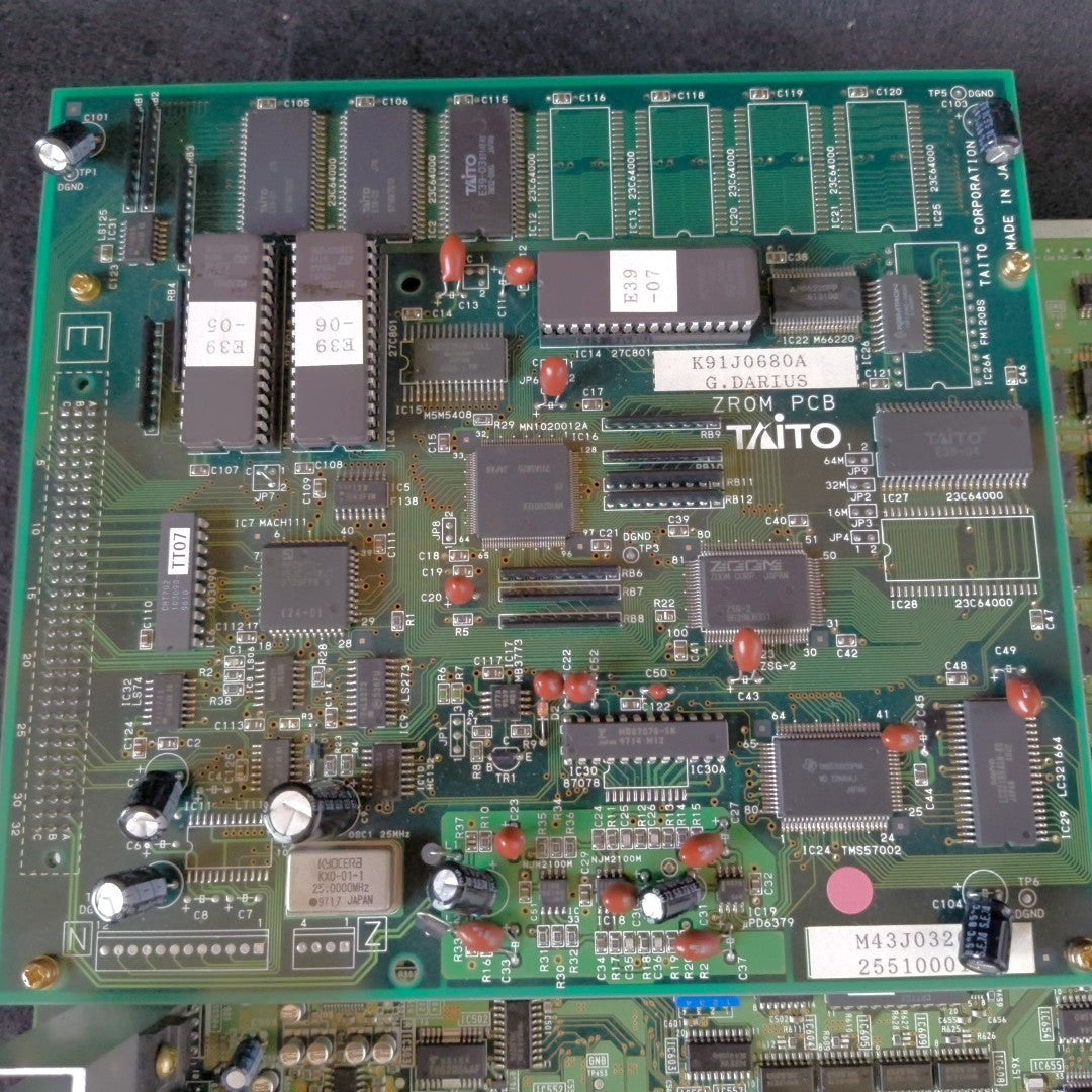 TAITO G-Darius Arcade JAMMA PCB Circuit Board Shooting Game Tested Working Japan