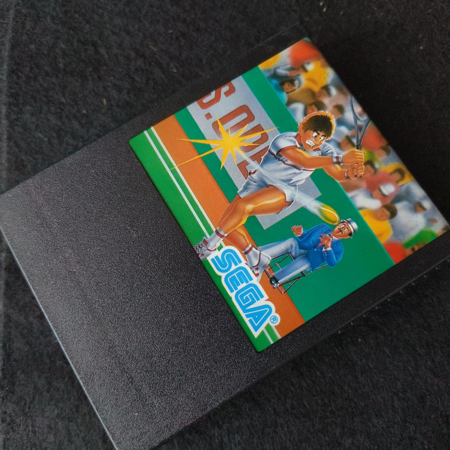Champion Tennis SEGA Master system, Mark3 Game cart, w/Manual, Box, Tested,Japan