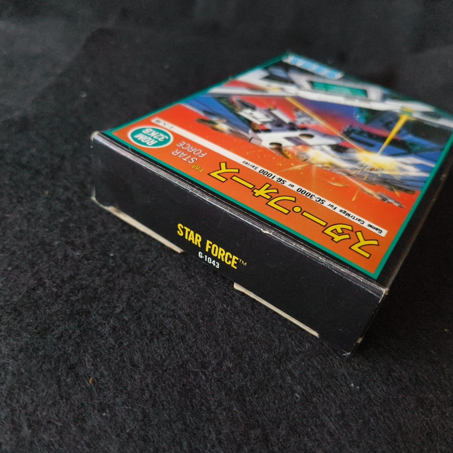 STAR FORCE SEGA Master system, Mark3 Game cart, w/Manual, Box, Working, Japan