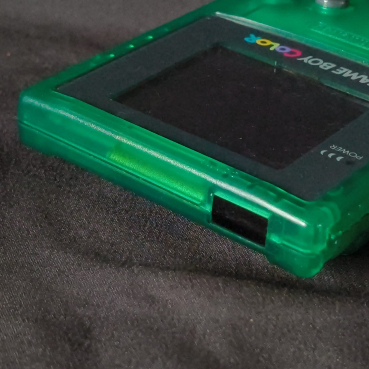 Nintendo Gameboy Color Toys R Us Limited edition Greeh console and Game, Working