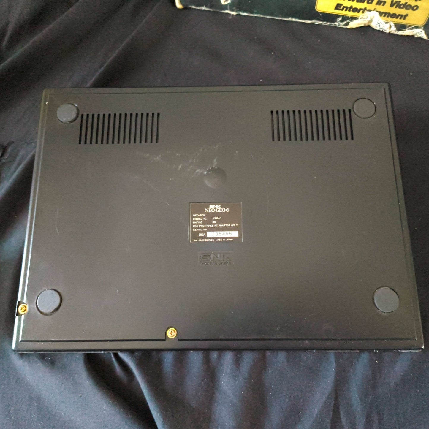 SNK NEOGEO AES ROM cartridge system Console NEO-0, w/PSU, Pad, Box set, Japan