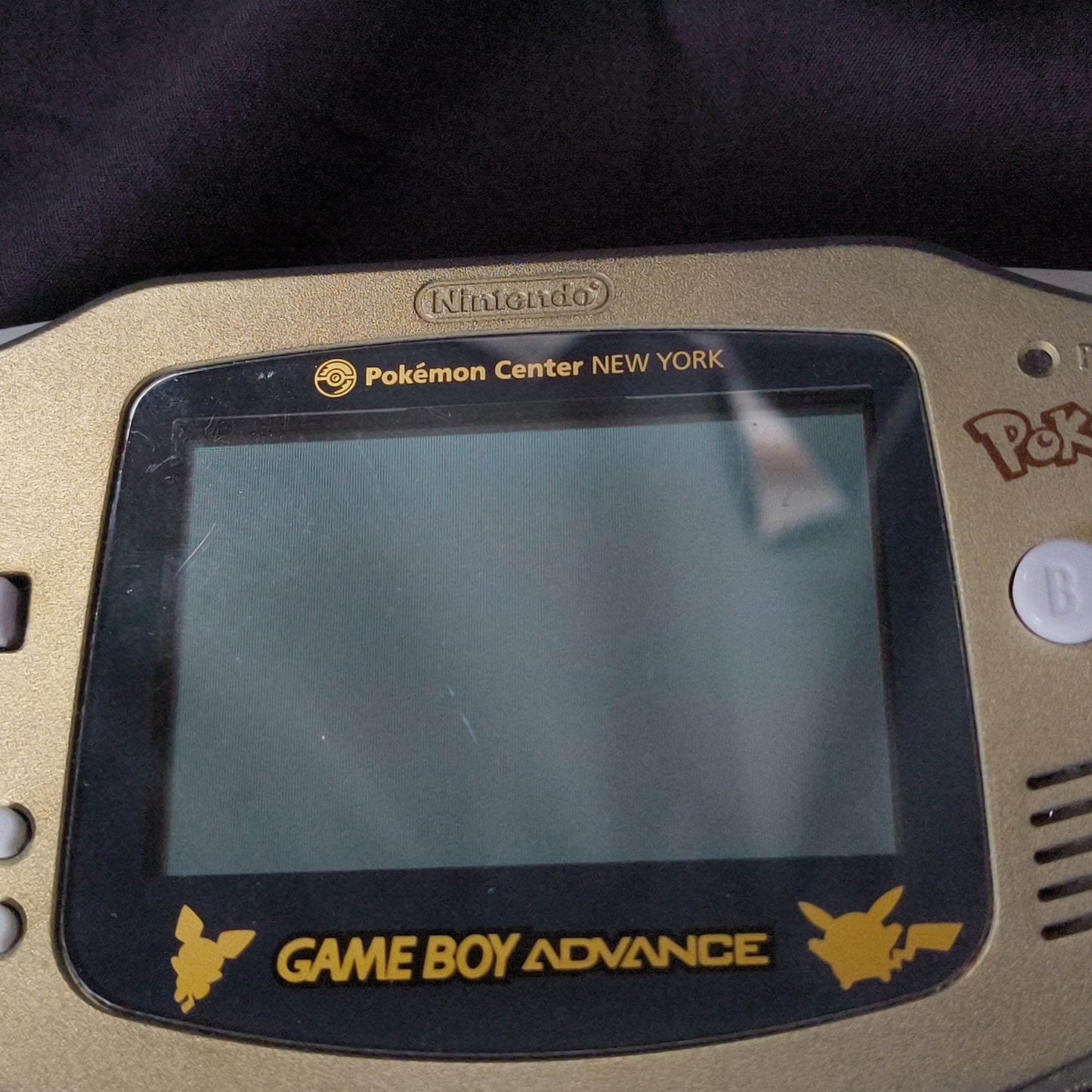 Original shell, Game Boy Advance GBA Pokemon Center NEW YORK Gold Limited, Japan