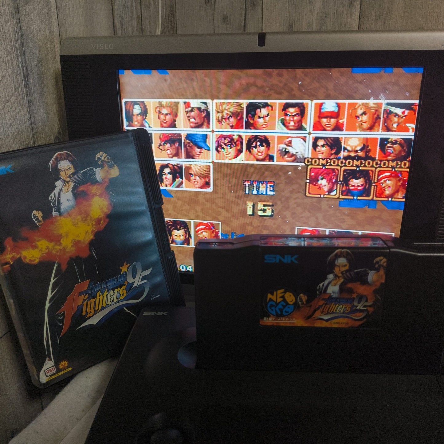 KOF 95 THE KING OF FIGHTERS 95 SNK NEO GEO AES w/Manual, Box, Working, Japan