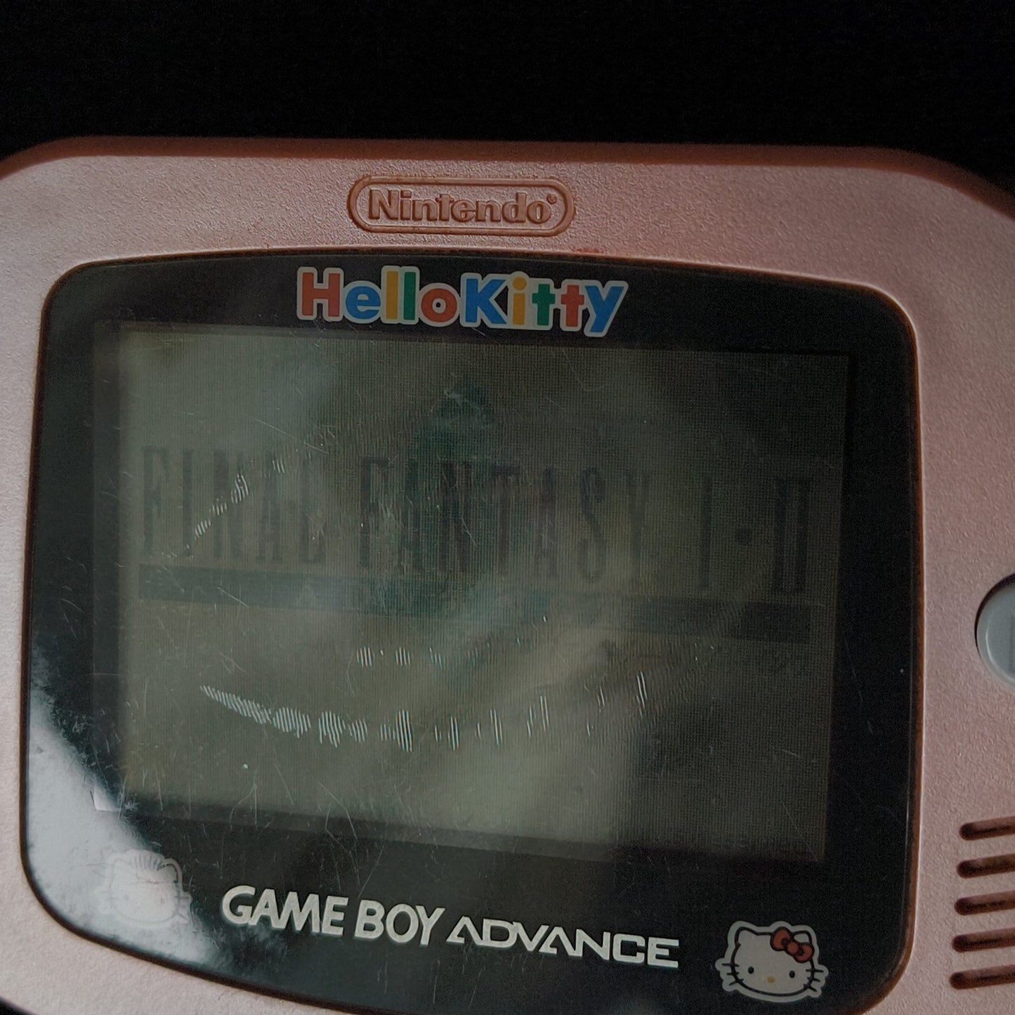 Nintendo Game Boy Advance Hello Kitty Pink Console GBA Tested Screen Bleed,Japan