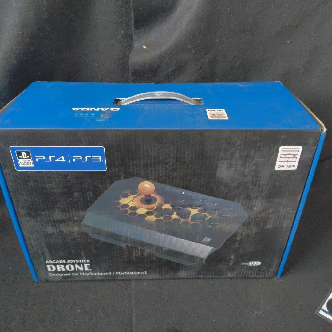 Qanba Drone Arcade Joystick Fightstick For PS4 PS3 PC Controller Boxed Manual