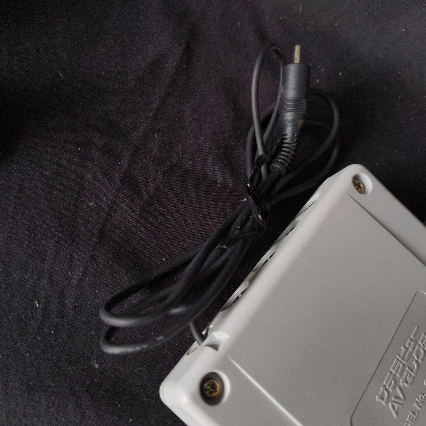 AV selector SHVC-030 and AC Adapter SHVC-032 for Nintendo Satellaview, Japan