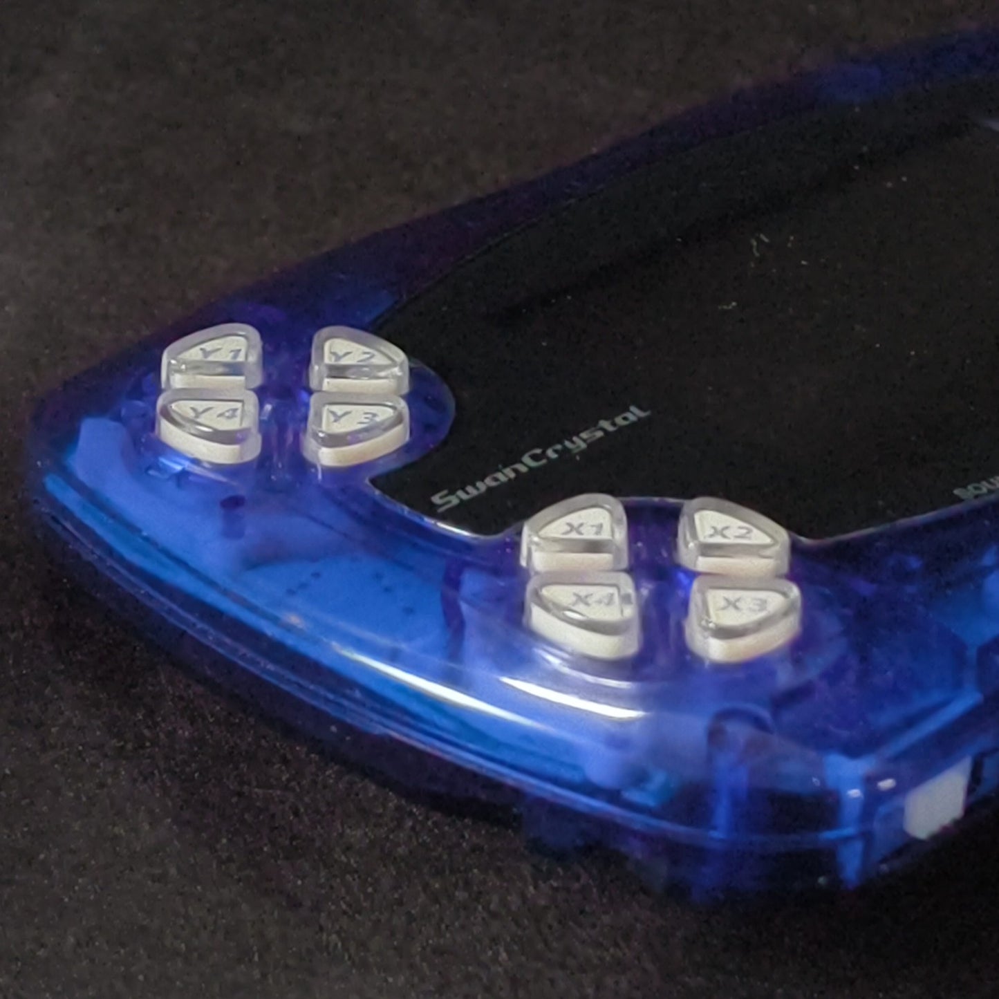 Bandai WoderSwanCrystal Clear Blue Console Boxed WS w/ Game set, Working, Japan