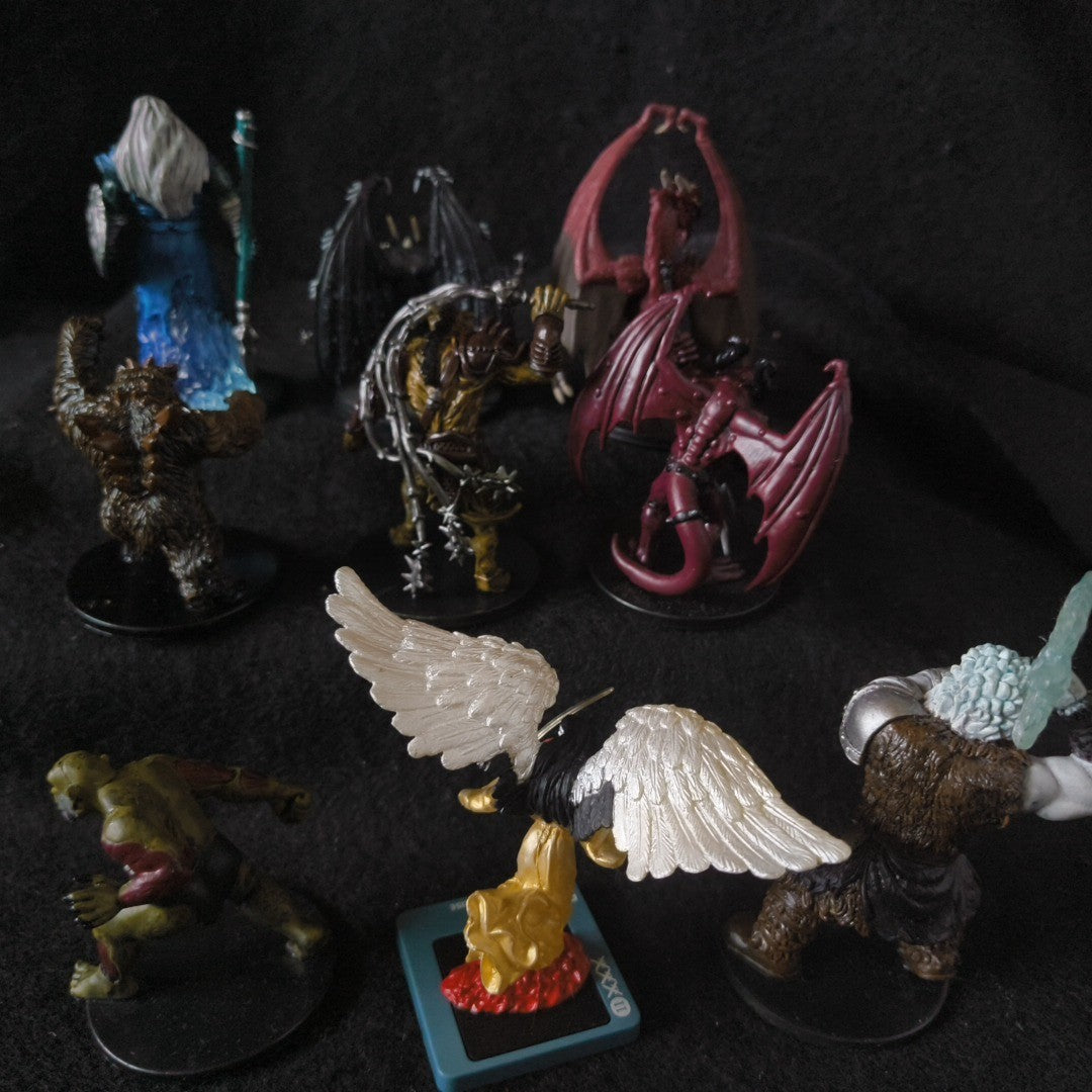 D&D Dungeons & Dragons Dreamblade Miniature Figures Lot WizKids Wizards TTRPG
