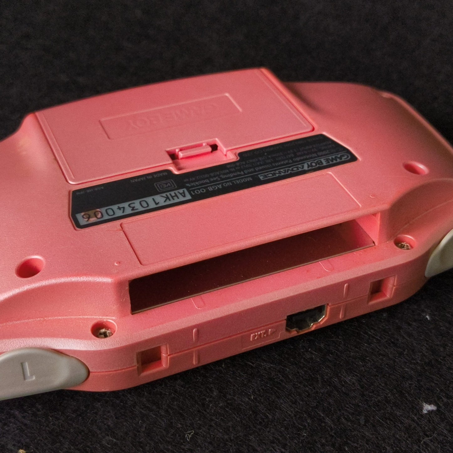 Nintendo Game Boy Advance Hello Kitty Pink Console GBA Tested Screen Bleed,Japan