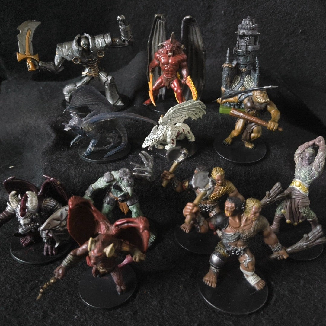 D&D Dungeons & Dragons Dreamblade Miniature Figures Lot WizKids Wizards TTRPG