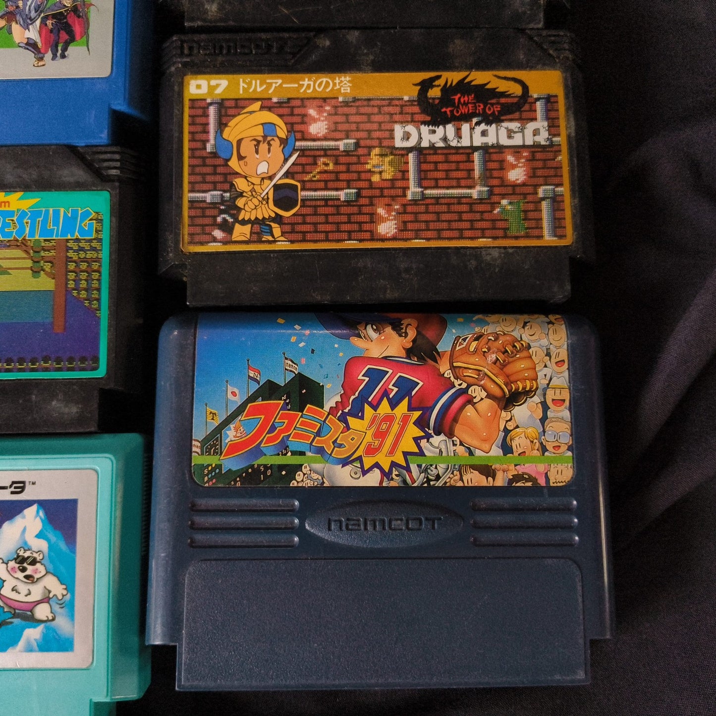 Wholesale lots of 28 Nintendo Famicom FC NES Game Cartridges set, Japan, AS-IS