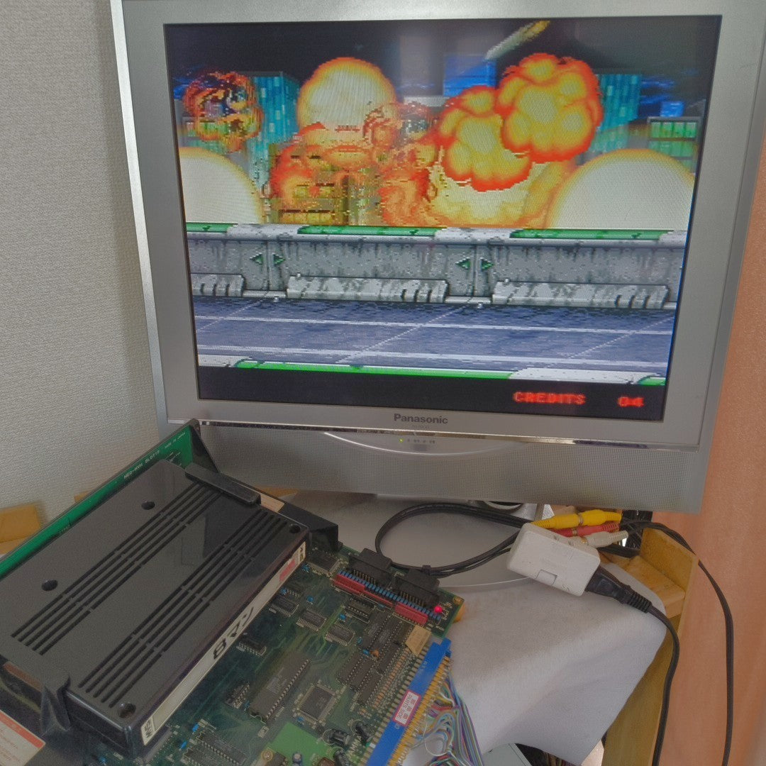 SNK NEO-GEO MVS 8 MAN Eightman Arcade Cartridge PCB Made in Japan Tested Working