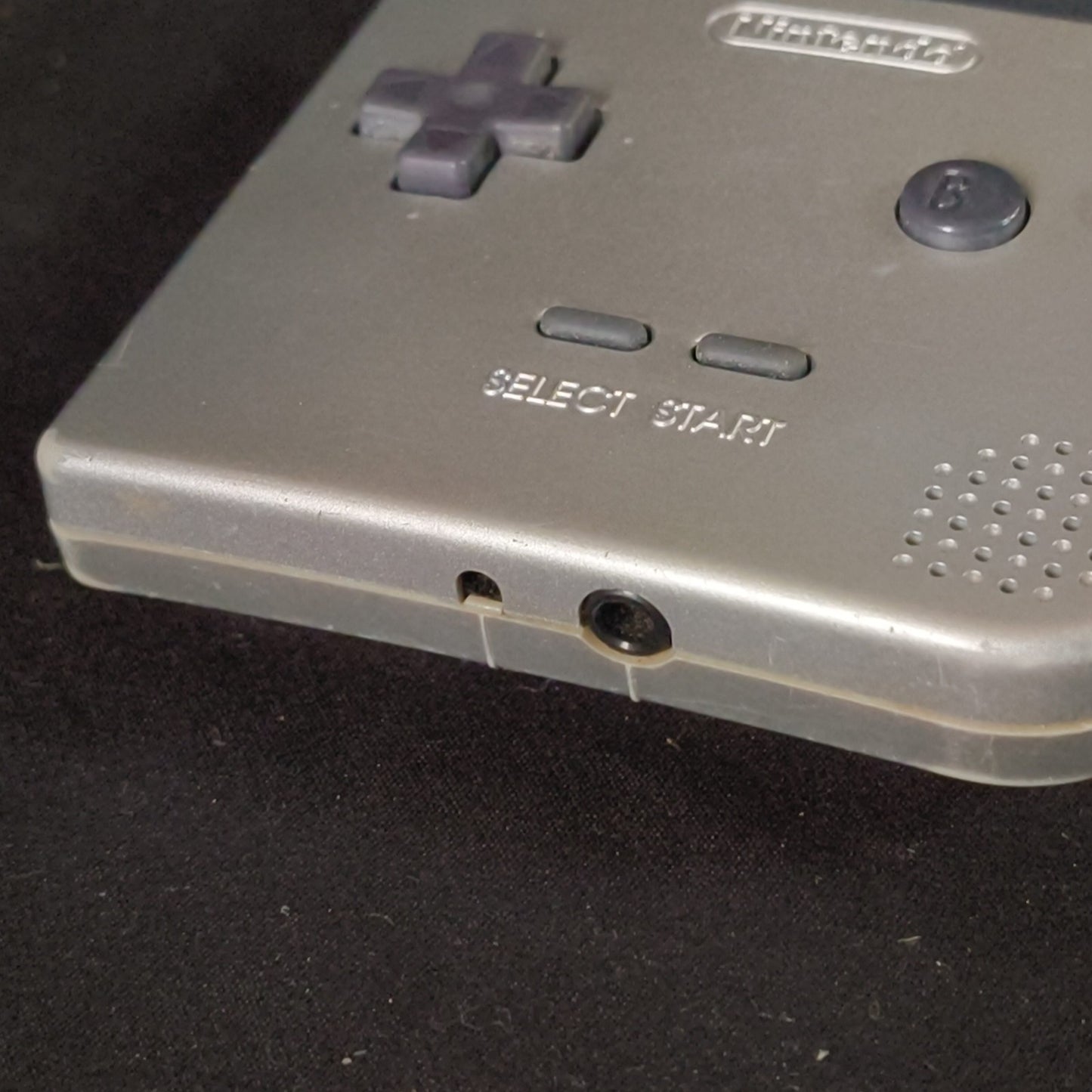 Used, Nintendo Gameboy Light Silver color console MGB-101, Working, Japan